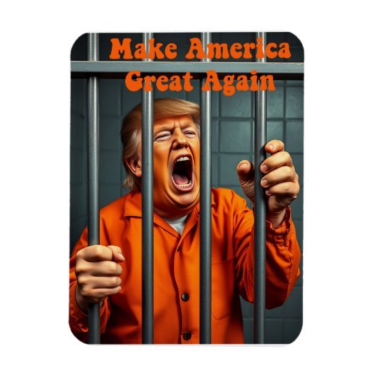 サポートKamala Walz Justice Trump おもしろい Sathire マグネット (縦)