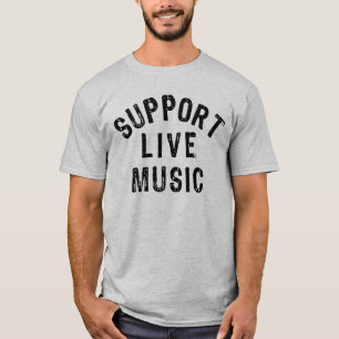 サポートLive Music, Live Band, Concertgoer Tシャツ