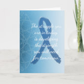 サポートME CFSフレンドシップ勇気付けられるカード カード (正面)