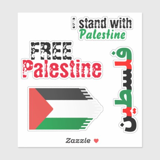 サポートPalestineステッカーパック シール (シート)