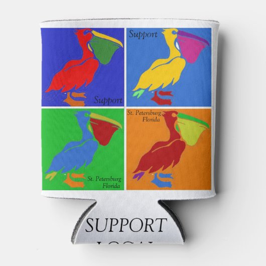 サポートSt. Pete 缶クーラー (正面)