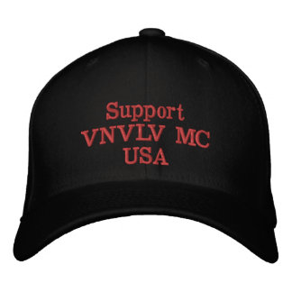 サポートVNVLV MC USA刺繍Hat 刺繍入りキャップ