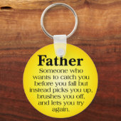 サポー父のト キーホルダー (正面)