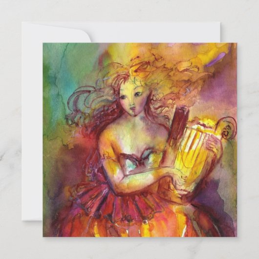 サポー,ダンス音楽と詩,金ゴールドの輝き 案内状 (裏面)