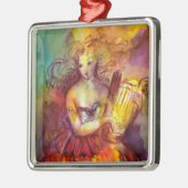 サポー,ダンス,音楽と詩,ハート メタルオーナメント (左)