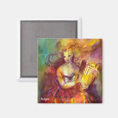 サポー，ダンス，音楽と詩 マグネット (正面/裏面)