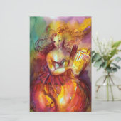 サポー，ダンス，音楽と詩 便箋 (スタンド正面)