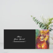 サポー、明るい赤黄色緑 招待状 (スタンド正面)