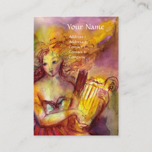 サポ，ダンス，音楽，詩， 名刺 (正面)