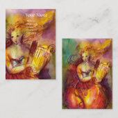 サポ，ダンス，音楽，詩， 名刺 (正面/裏面)