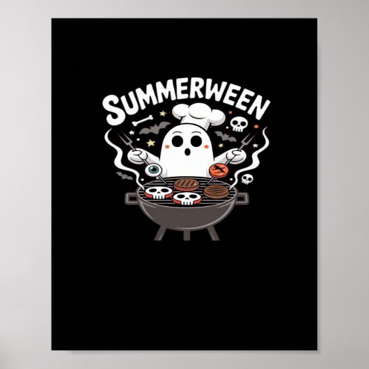 サマウィーンおもしろいBBQ ポスター (正面)
