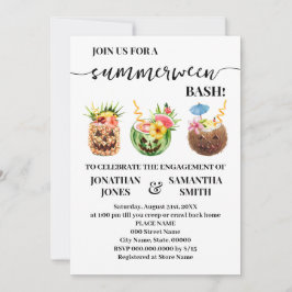 サマウィーンプールパーティー婚約 招待状