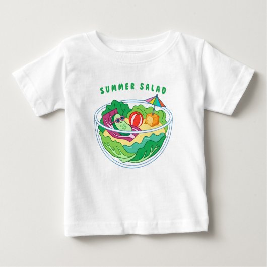 サマサラダ ベビーTシャツ (正面)
