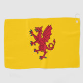 サマセット州旗 ゴルフタオル (横)