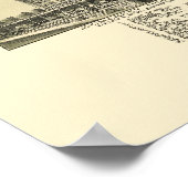 サマセット， PAパノラママップ – 1900 ポスター (角)