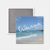 サマナ・ドミニカ共和国のマグネット交換年 マグネット (正面/裏面)