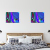 サマフィーリング、抽象芸術3Dレインボワート (寝室)