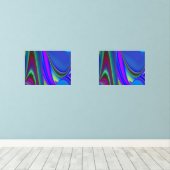 サマフィーリング、抽象芸術3Dレインボワート (ウッドフロア)