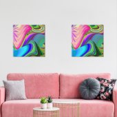 サマフィーリング、抽象芸術3Dレインボワート (リビング)