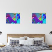 サマフィーリング、抽象芸術3Dレインボワート (寝室)