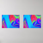 サマフィーリング、抽象芸術3Dレインボワート (正面)