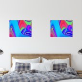 サマフィーリング、抽象芸術3Dレインボワート (寝室)