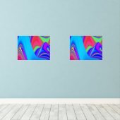 サマフィーリング、抽象芸術3Dレインボワート (ウッドフロア)