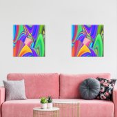 サマフィーリング、抽象芸術3Dレインボワート (リビング)