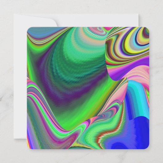 サマフィーリング、抽象芸術3Dレインボワート セーブザデート (正面)
