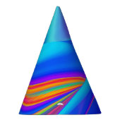 サマフィーリング、抽象芸術3Dレインボワート パーティーハット (右)