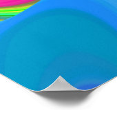 サマフィーリング、抽象芸術3Dレインボワート ポスター (角)