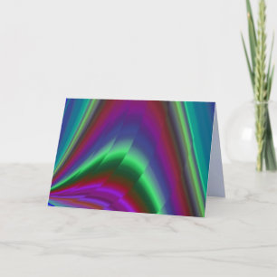 サマフィーリング、抽象芸術3Dレインボワート 案内状
