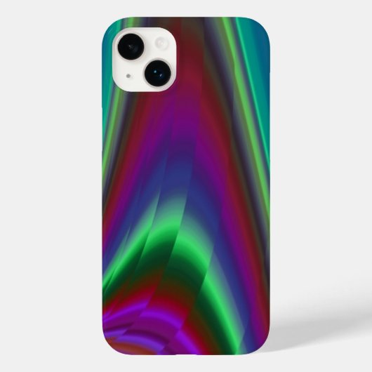 サマフィーリング、抽象芸術3Dレインボワート Case-Mate iPhoneケース (裏面)