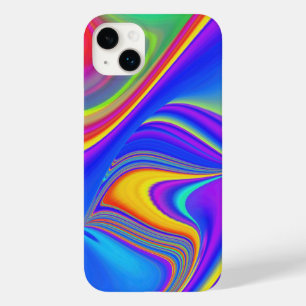 サマフィーリング、抽象芸術3Dレインボワート Case-Mate iPhone 14 PLUSケース
