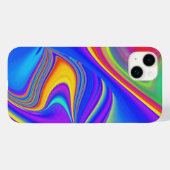 サマフィーリング、抽象芸術3Dレインボワート Case-Mate iPhoneケース (裏面 (横))