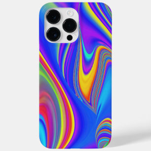 サマフィーリング、抽象芸術3Dレインボワート Case-Mate iPhone 14 PRO MAXケース