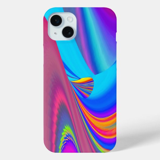 サマフィーリング、抽象芸術3Dレインボワート Case-Mate iPhoneケース (裏面)