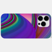 サマフィーリング、抽象芸術3Dレインボワート Case-Mate iPhoneケース (裏面 (横))