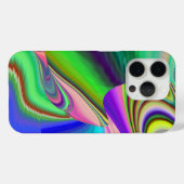サマフィーリング、抽象芸術3Dレインボワート Case-Mate iPhoneケース (裏面 (横))