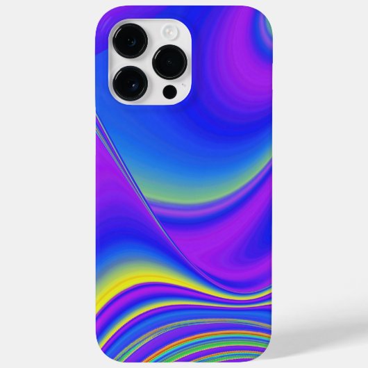 サマフィーリング、抽象芸術3Dレインボワート Case-Mate iPhoneケース (裏面)