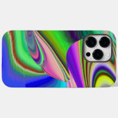 サマフィーリング、抽象芸術3Dレインボワート Case-Mate iPhoneケース (裏面 (横))