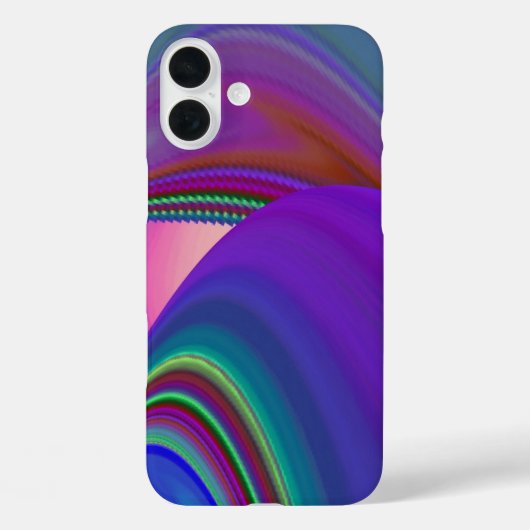 サマフィーリング、抽象芸術3Dレインボワート Case-Mate iPhoneケース (裏面)