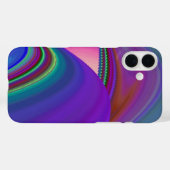 サマフィーリング、抽象芸術3Dレインボワート Case-Mate iPhoneケース (裏面 (横))