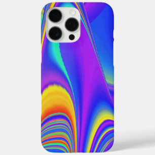 サマフィーリング、抽象芸術3Dレインボワート iPhone 16 PRO MAXケース