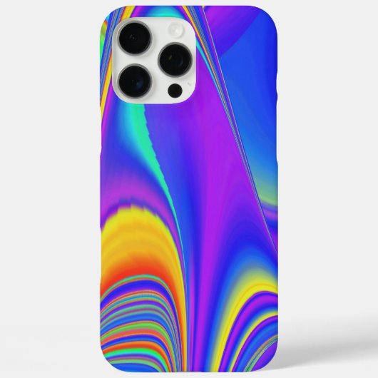 サマフィーリング、抽象芸術3Dレインボワート Case-Mate iPhoneケース (裏面)