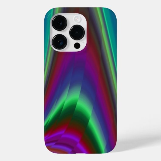 サマフィーリング、抽象芸術3Dレインボワート Case-Mate iPhoneケース (裏面)