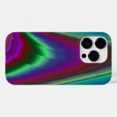 サマフィーリング、抽象芸術3Dレインボワート Case-Mate iPhoneケース (裏面 (横))