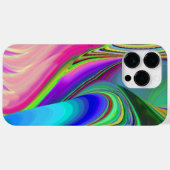 サマフィーリング、抽象芸術3Dレインボワート Case-Mate iPhoneケース (裏面 (横))