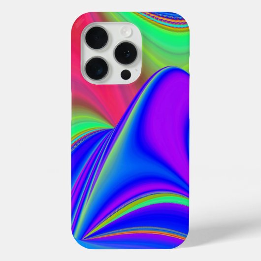 サマフィーリング、抽象芸術3Dレインボワート Case-Mate iPhoneケース (裏面)