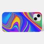 サマフィーリング、抽象芸術3Dレインボワート Case-Mate iPhoneケース (裏面 (横))